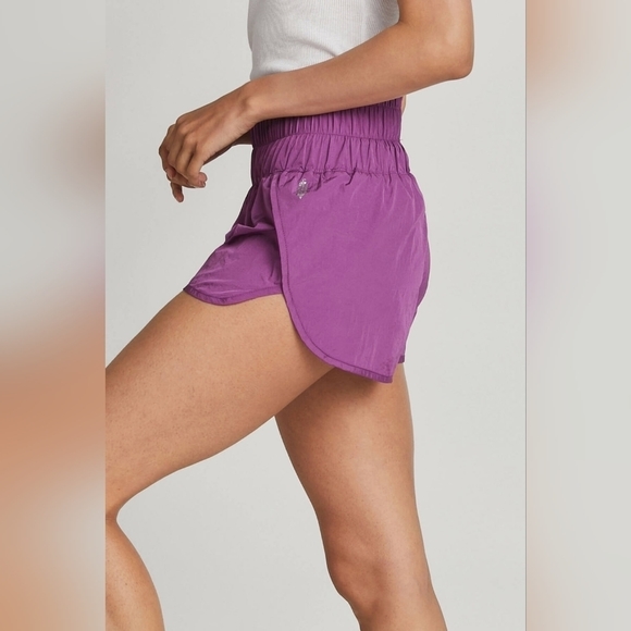 NEW Free People Movement The Way Home Shorts in purple  💜 - Picture 4 of 9